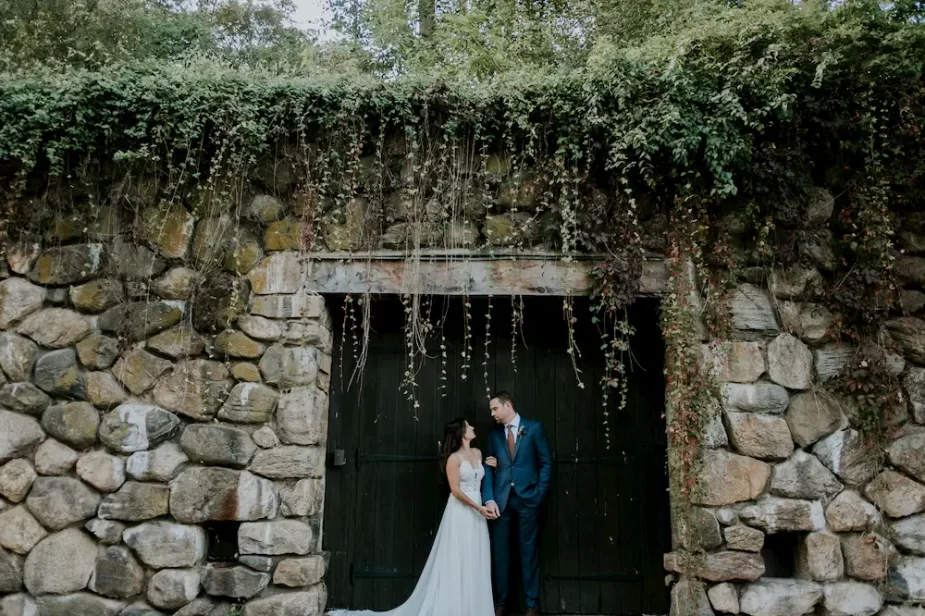 Bride & Groom - Blue Hill at Stone Barns Wedding