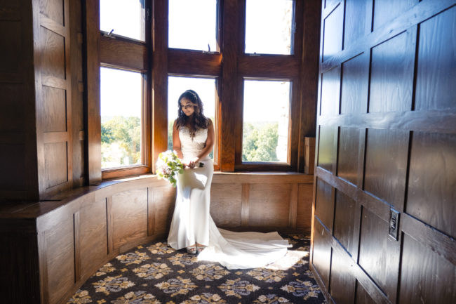 Wood-Paneled-Interior-at-Le-Chateau Le Chateau Wedding Photographer