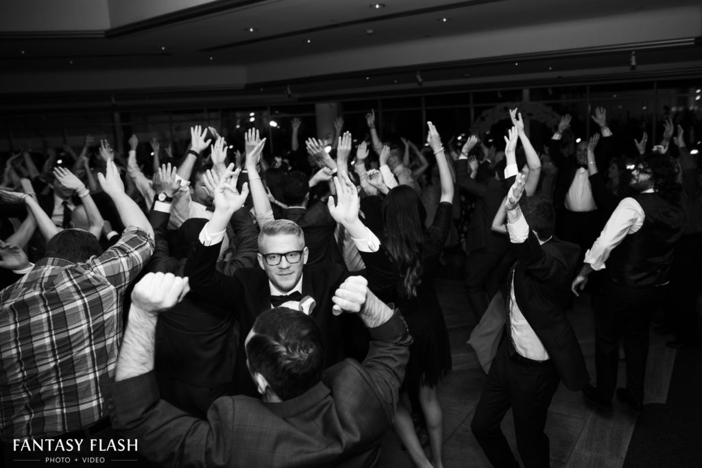 wedding reception in the terrace room