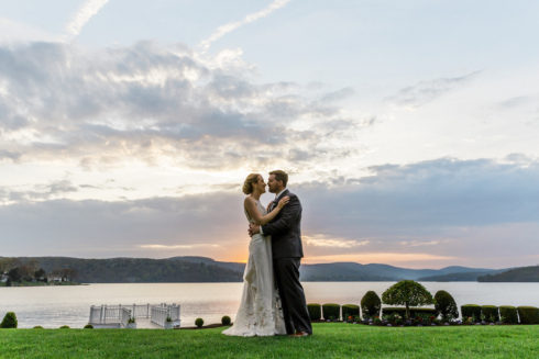posed wedding portrait at Candlewood Inn