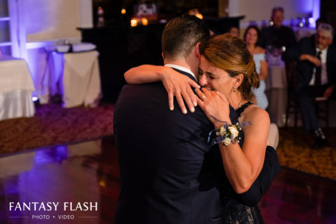 Groom dancing with his mother in The Grandview Ballroom