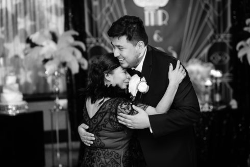 groom dancing with his mother