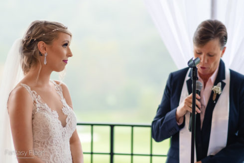 Hollow Brook Golf Club wedding ceremony