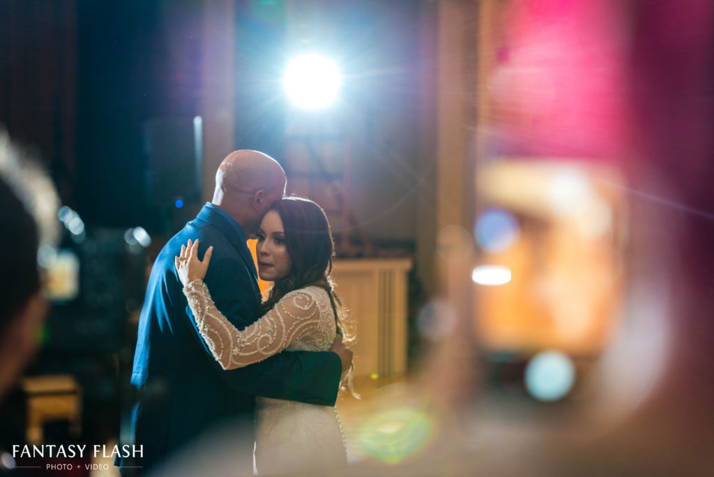 a bride dancing with her father at Anthonys Pier 9