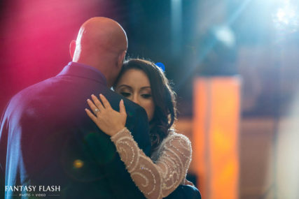 a bride and her father dancing at Anthonys Pier 9
