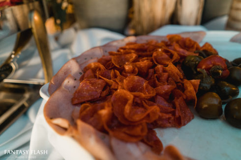 Cocktail Hour Display at New York Country Club