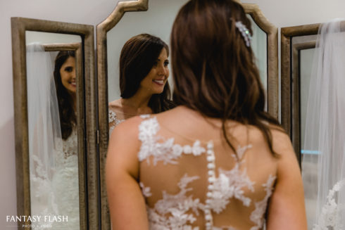 A Bride Getting Ready at New York Country Club