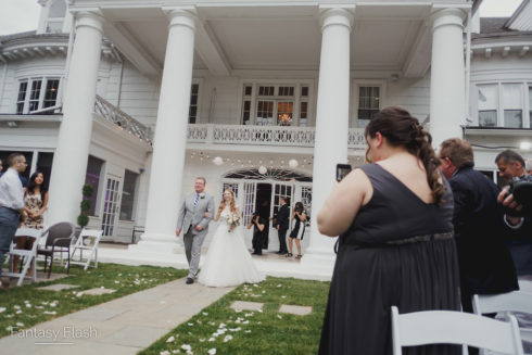 Outdoor Wedding Ceremony at The Briarcliff Manor