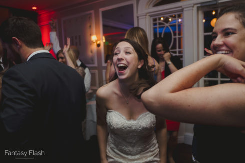 A bride dancing at The Briarcliff Manor