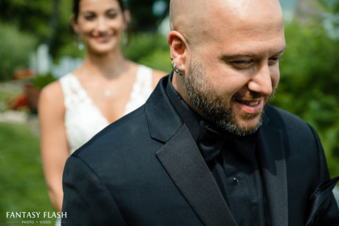Bride and Groom first look