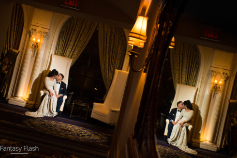 VIP Country Club lobby wedding photos