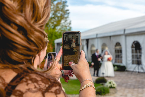 wedding photography at West Hills Country Club