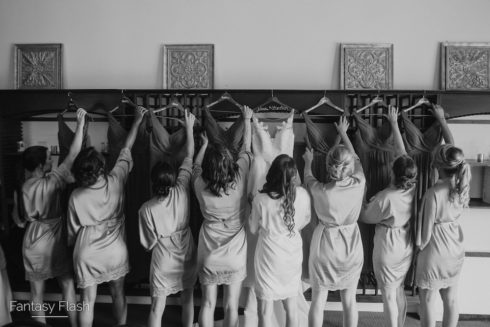 Bridesmaids at Whitby Castle