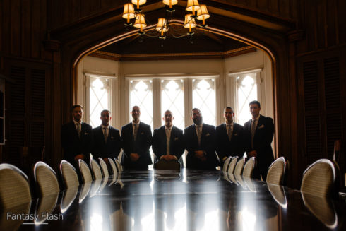 Groomsmen at the Whitby Castle