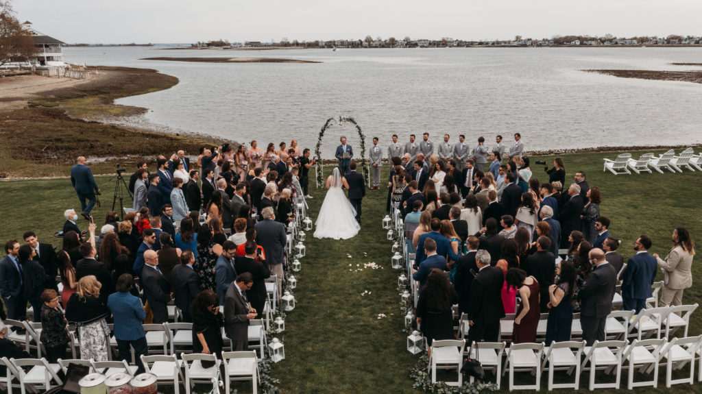 Inn at Longshore ceremony